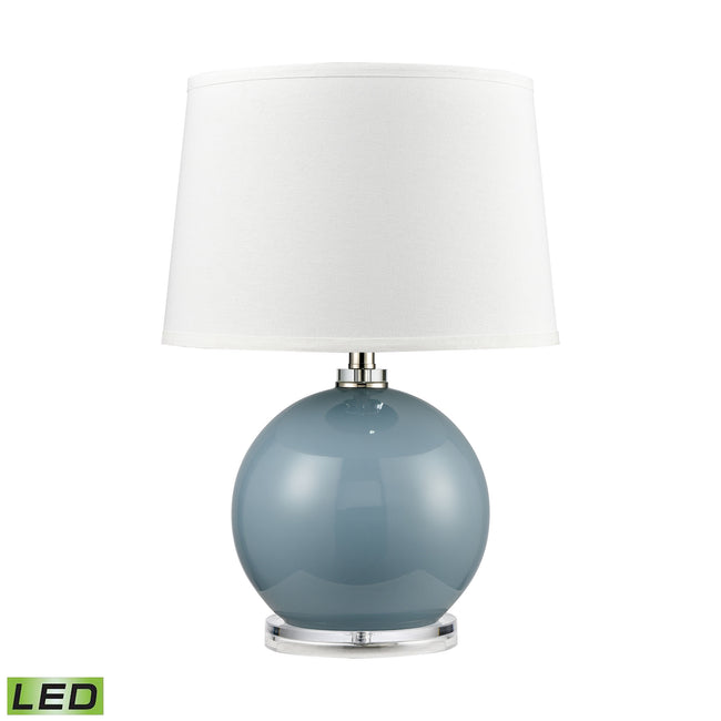 H019-7222-LED - Culland 22'' High 1-Light Table Lamp - Blue - Includes LED Bulb