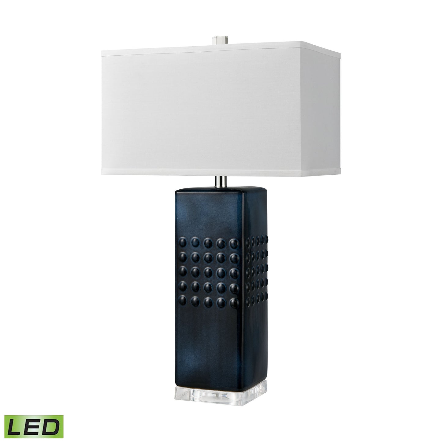 H019-7223-LED - Easdale 30'' High 1-Light Table Lamp - Navy - Includes LED Bulb