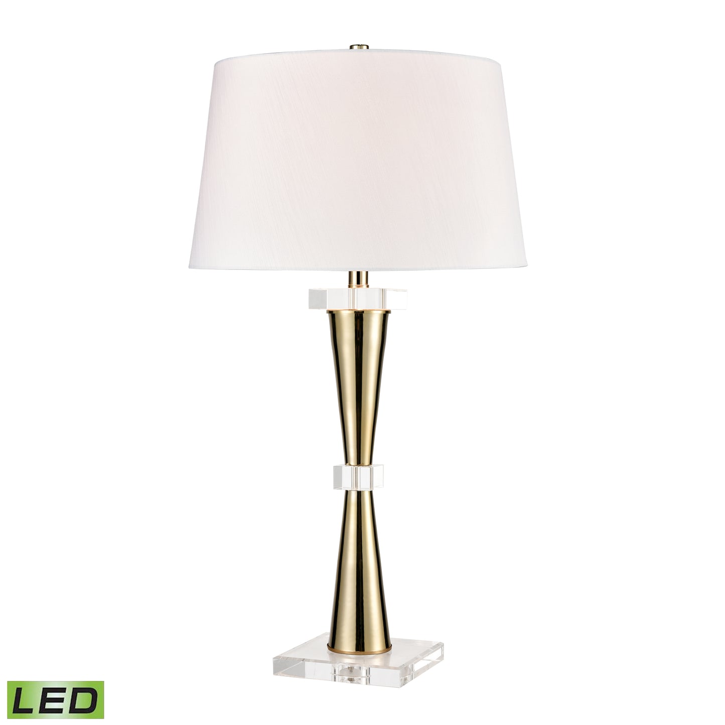 H019-7238-LED - Brandt 32'' High 1-Light Table Lamp - Gold - Includes LED Bulb