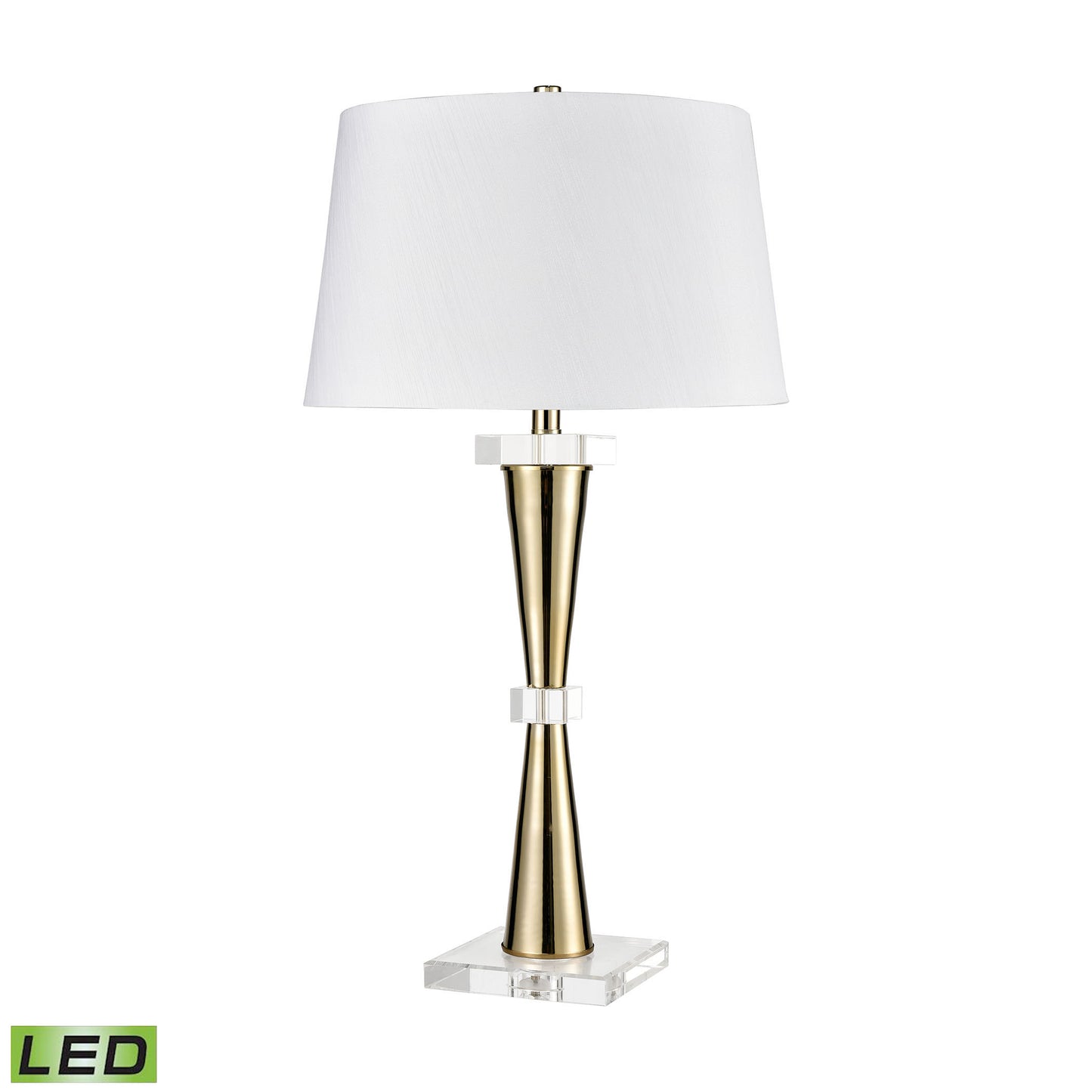 H019-7238-LED - Brandt 32'' High 1-Light Table Lamp - Gold - Includes LED Bulb