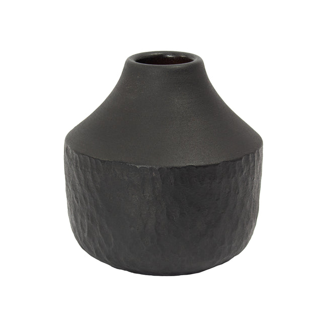 H0517-10719 - Shadow Vase - Small Matte Black