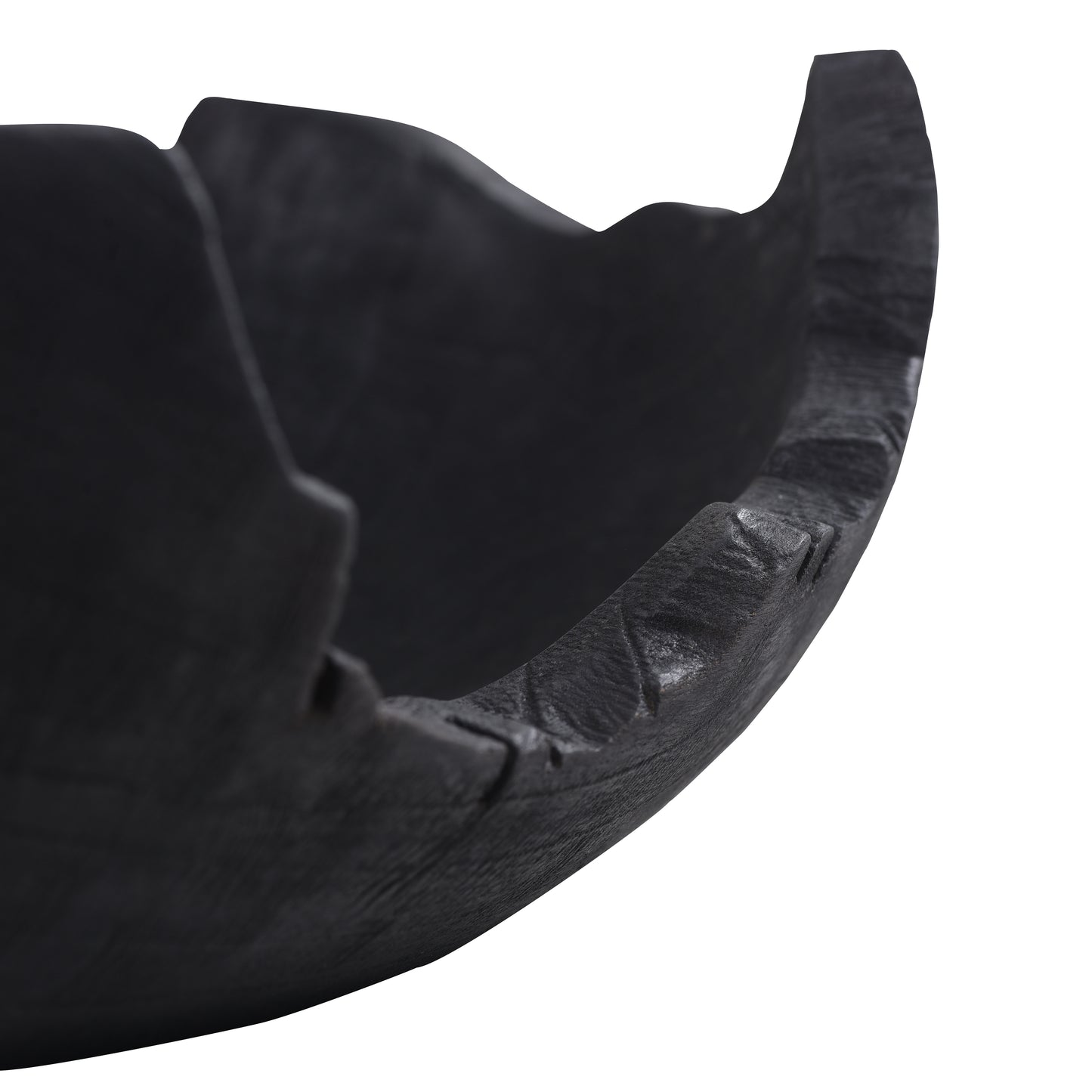 H0627-10911 - Charbin Bowl - Ebonized