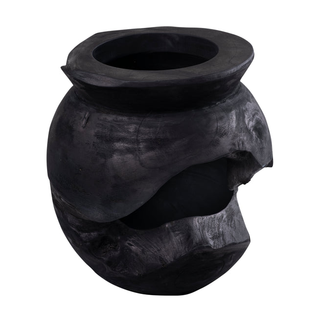 H0627-10914 - Ross Vessel - Large Ebonized