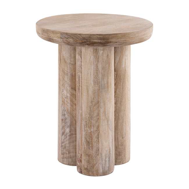 H0805-9804 - Morris Cerused Accent Table - Natural