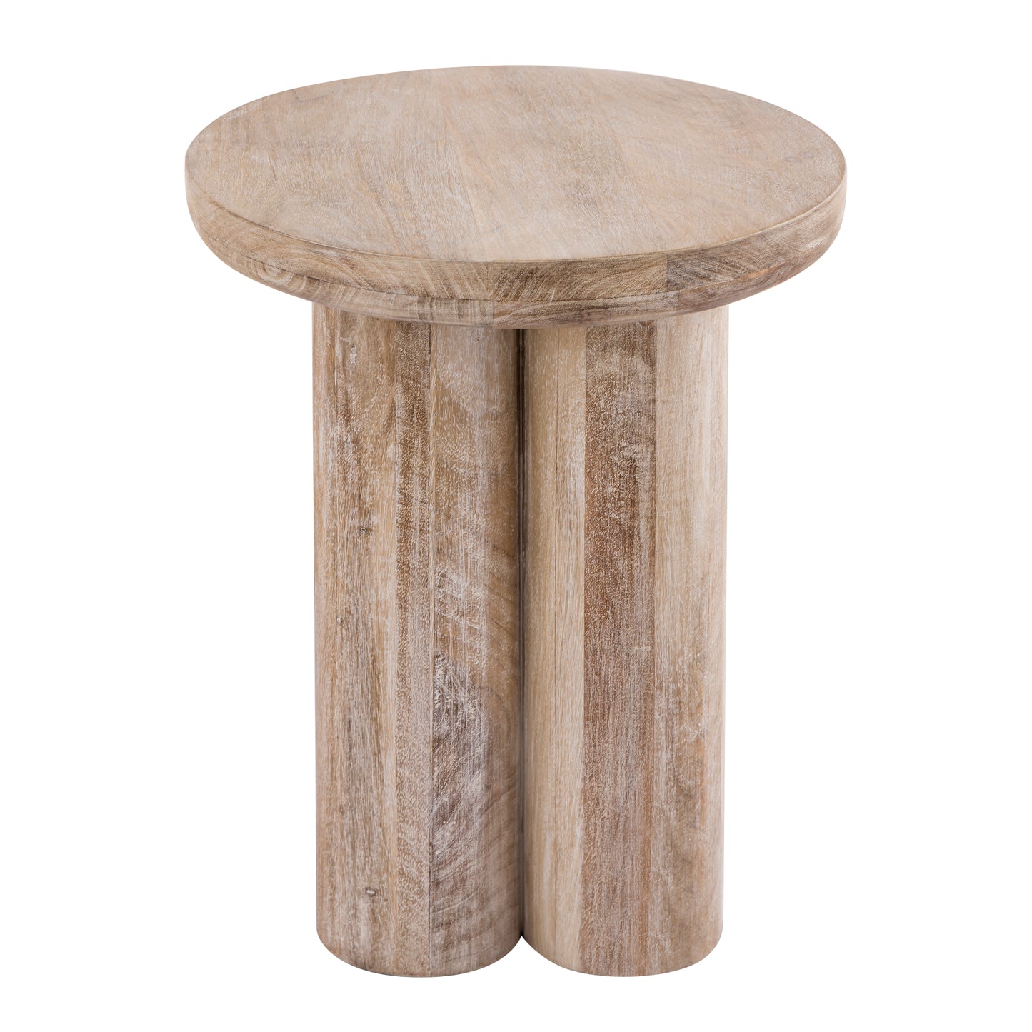 H0805-9804 - Morris Cerused Accent Table - Natural