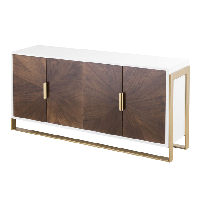 H0805-9901 - Crafton Credenza - Mahogany