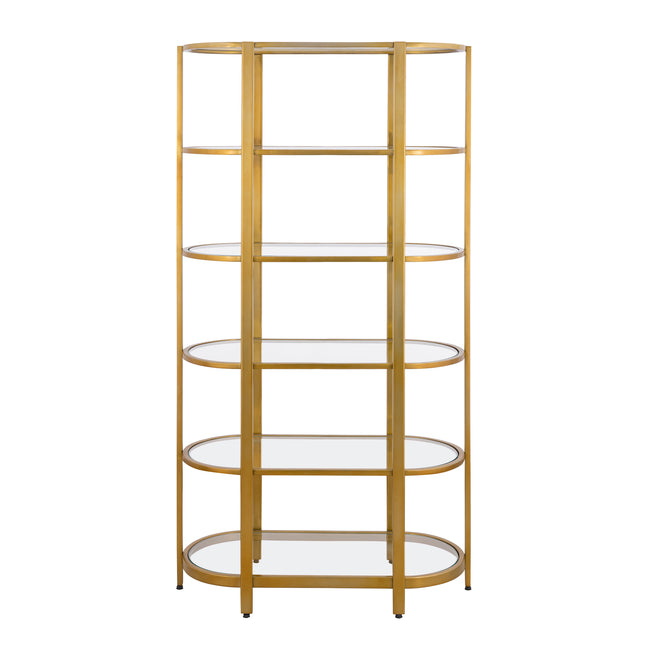 H0805-9913 - Blain Bookshelf - Brass