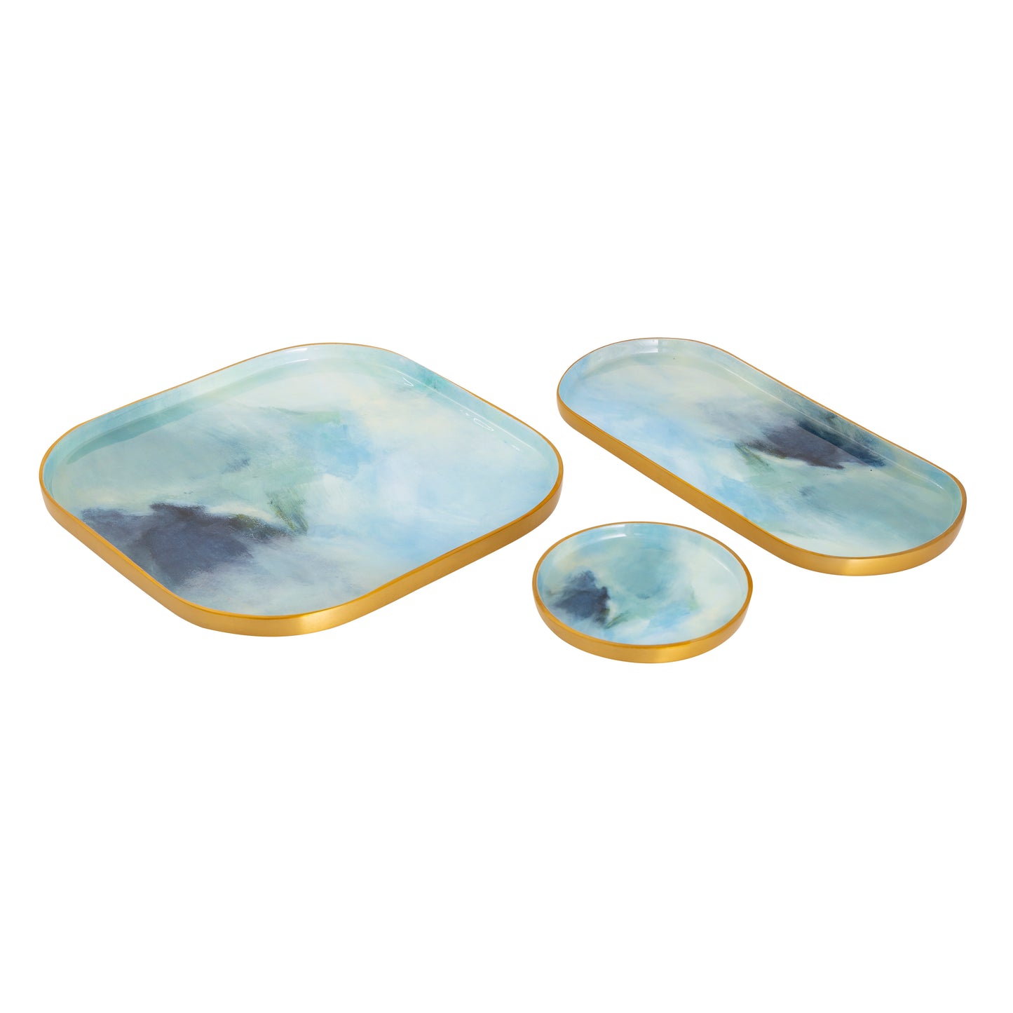 H0807-9242/S3 - Aura Tray - Set of 3