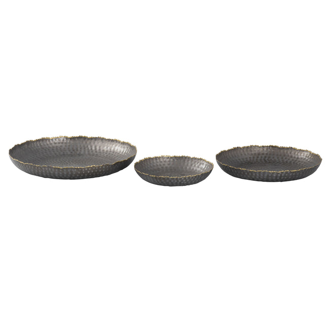 H0807-9246/S3 - Leonard Tray - Set of 3 Bronze