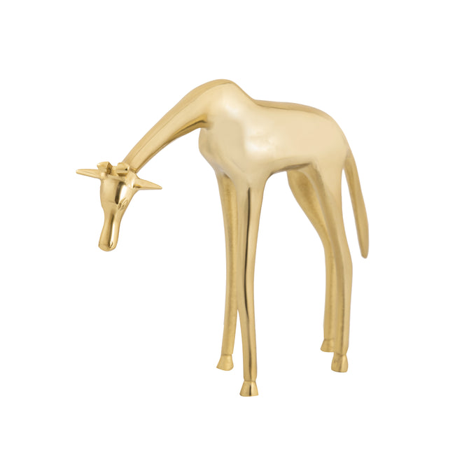 H0807-9267 - Brass Giraffe Sculpture - Small