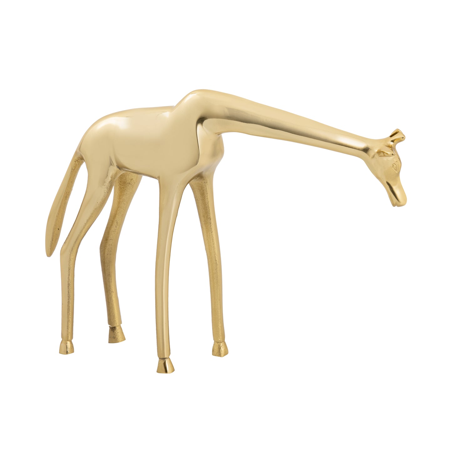 H0807-9267 - Brass Giraffe Sculpture - Small