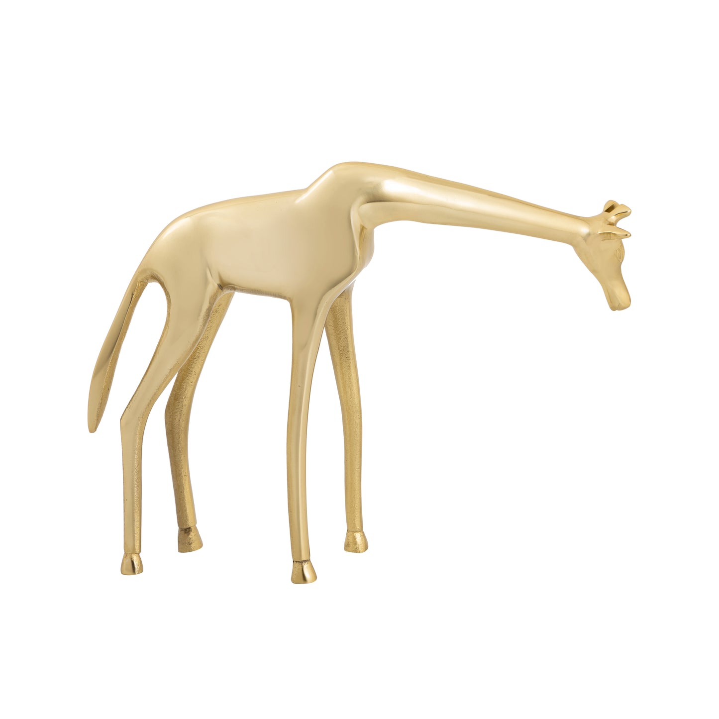 H0807-9267 - Brass Giraffe Sculpture - Small