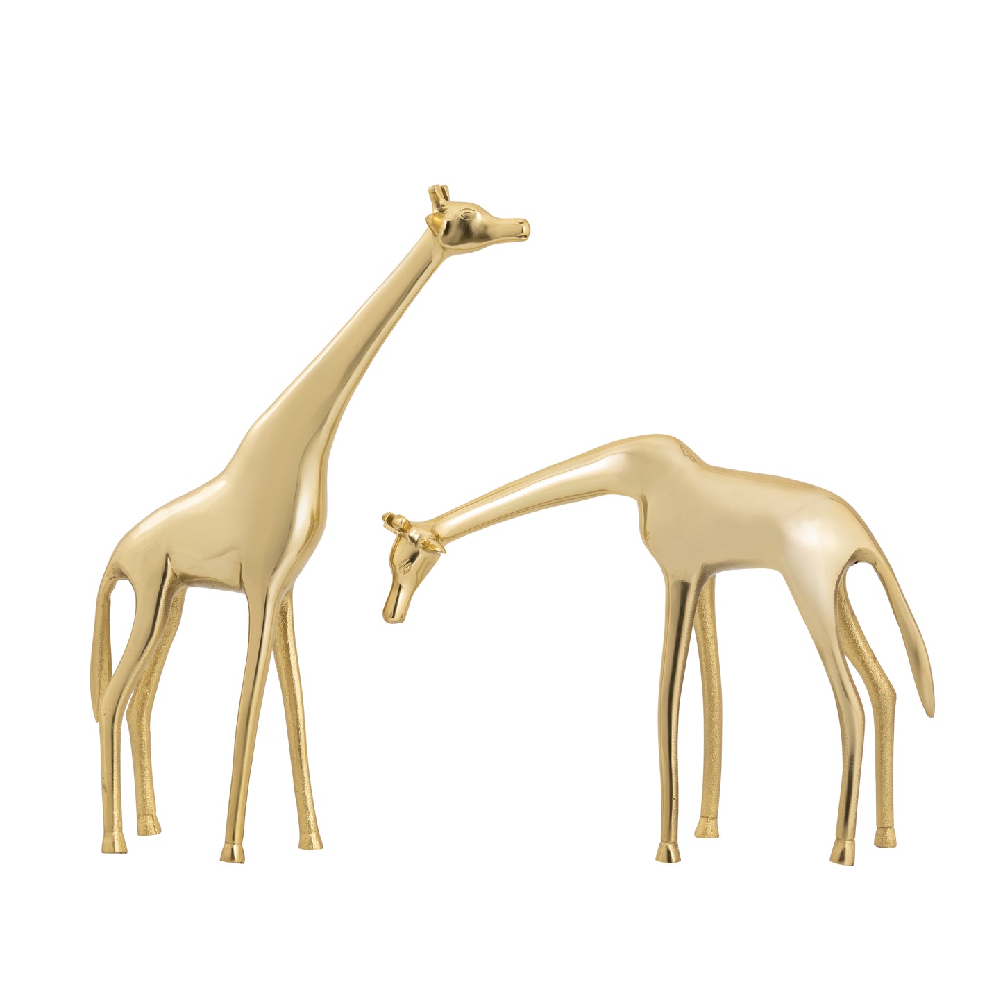 H0807-9267 - Brass Giraffe Sculpture - Small