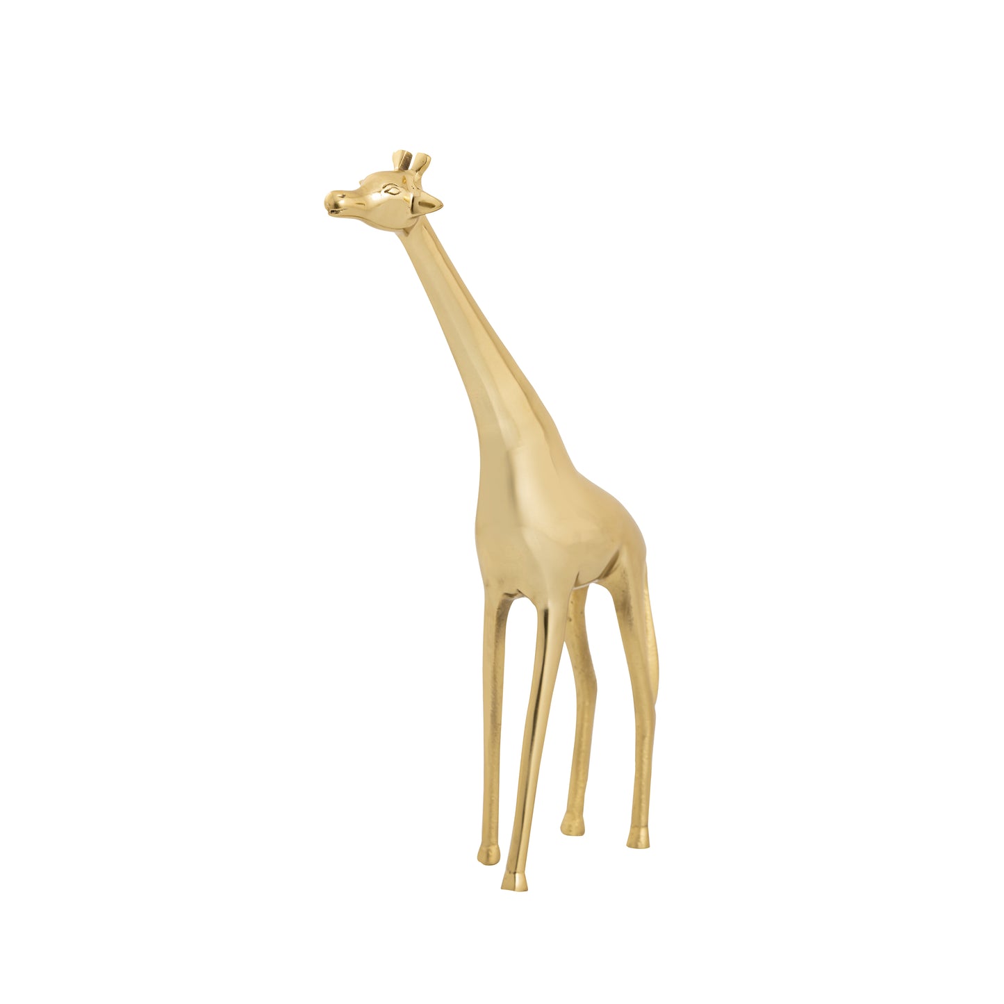 H0807-9268 - Brass Giraffe Sculpture - Large