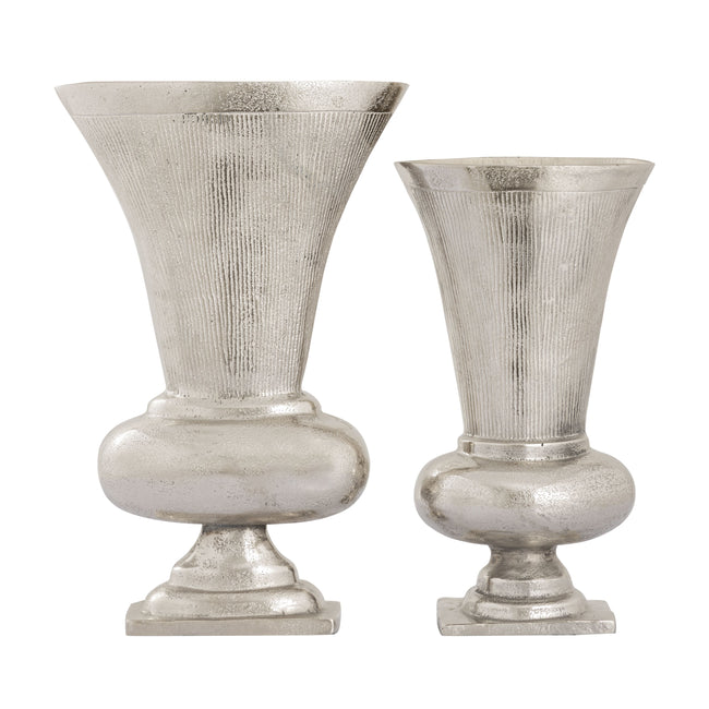 H0807-9793/S2 - Brigitte Vase - Set of 2 Nickel