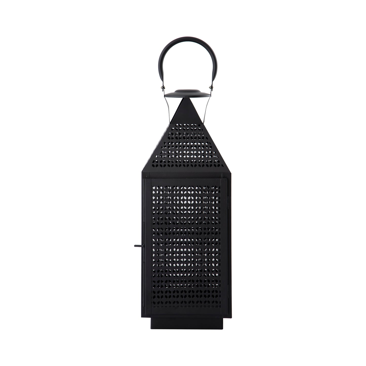 H0807-9800 - Joey Lantern - Medium Matte Black