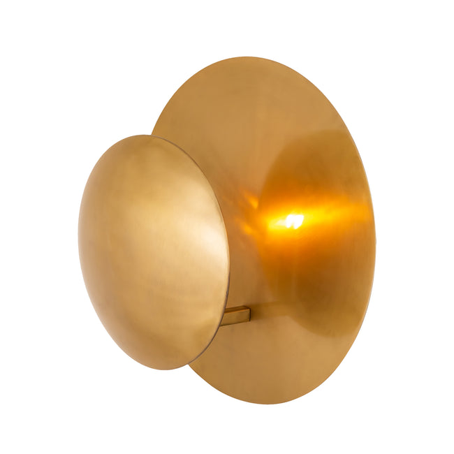 H0808-7565 - Lorens 12.5'' High 1-Light Sconce - Aged Brass