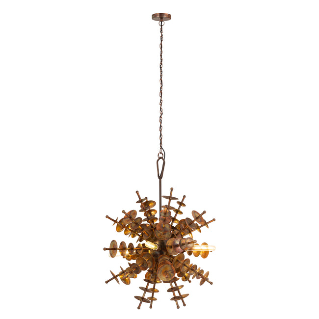 H0808-7579 - Sigma 28'' Wide 4-Light Pendant - Autumn Brass