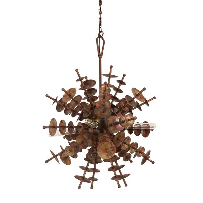 H0808-7579 - Sigma 28'' Wide 4-Light Pendant - Autumn Brass