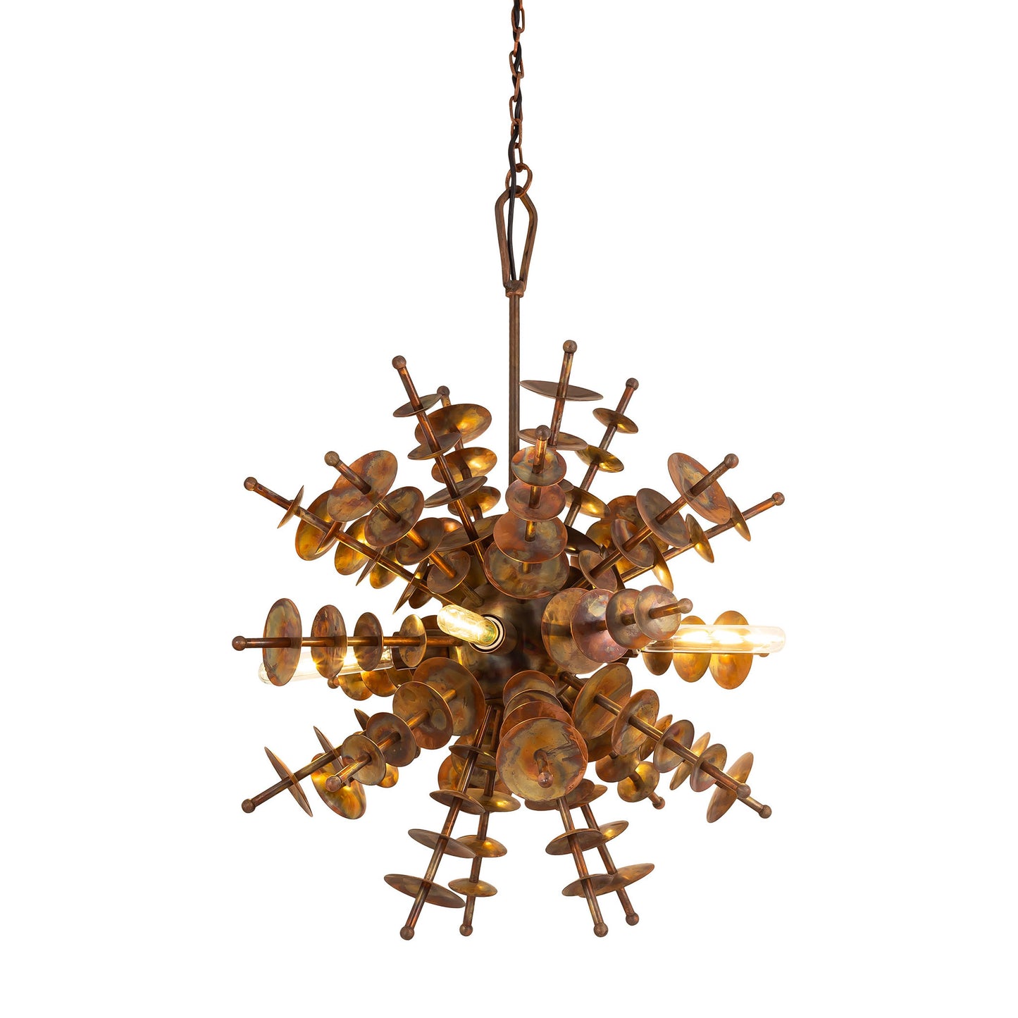 H0808-7579 - Sigma 28'' Wide 4-Light Pendant - Autumn Brass