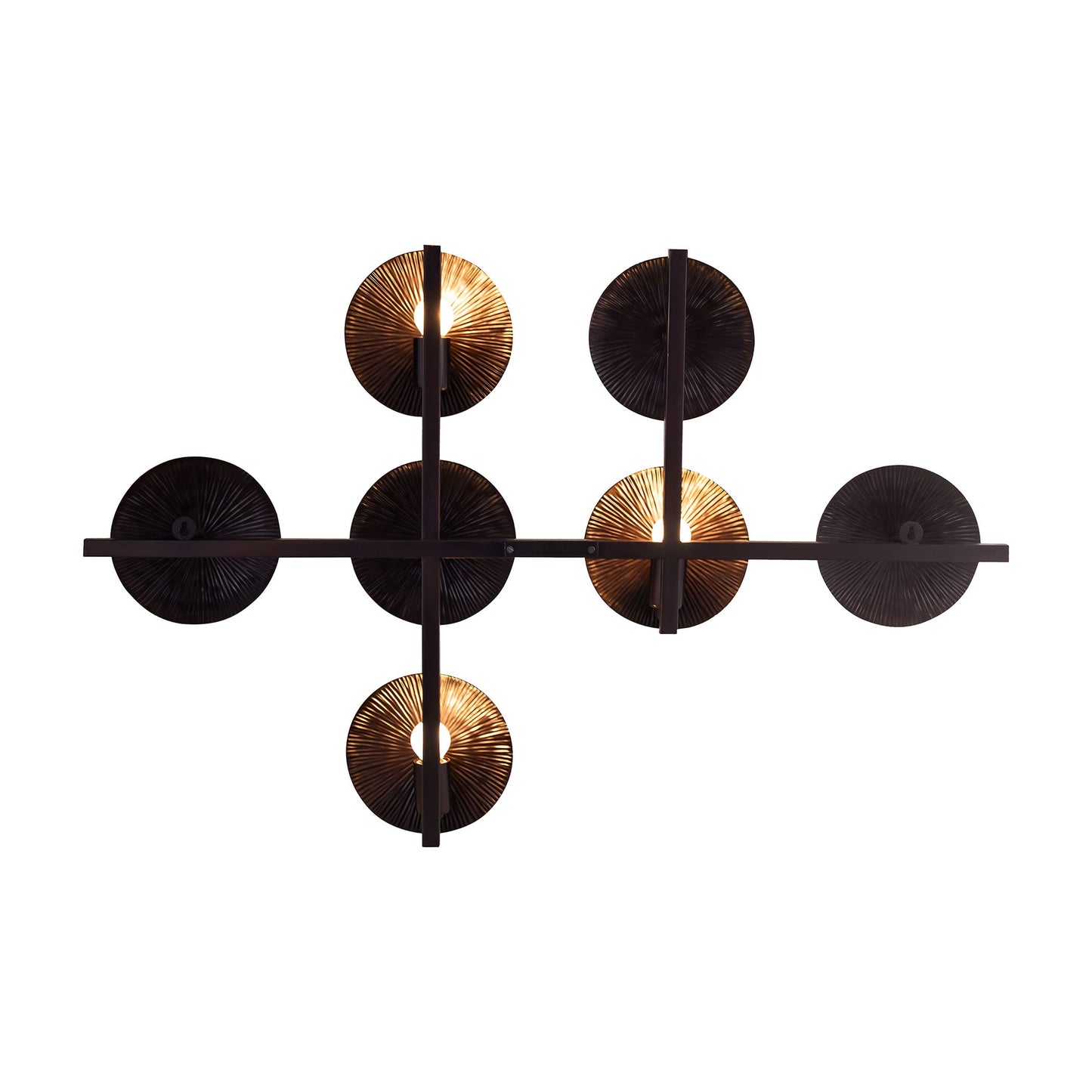 H0808-7597 - Marlee 27'' High 3-Light Sconce - Matte Black