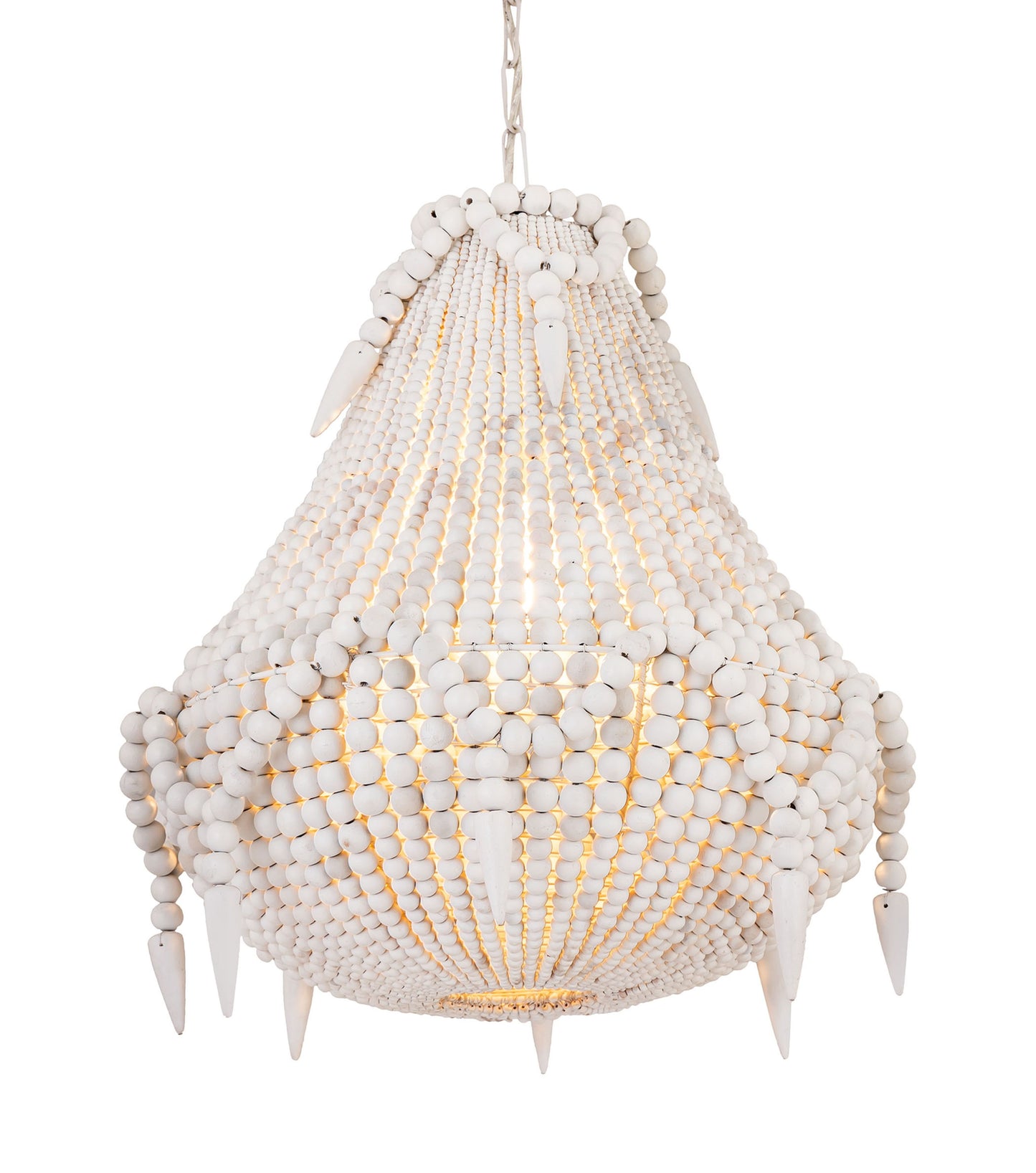 H0808-7611 - Phoebe Grove 18'' Wide 1-Light Pendant - White