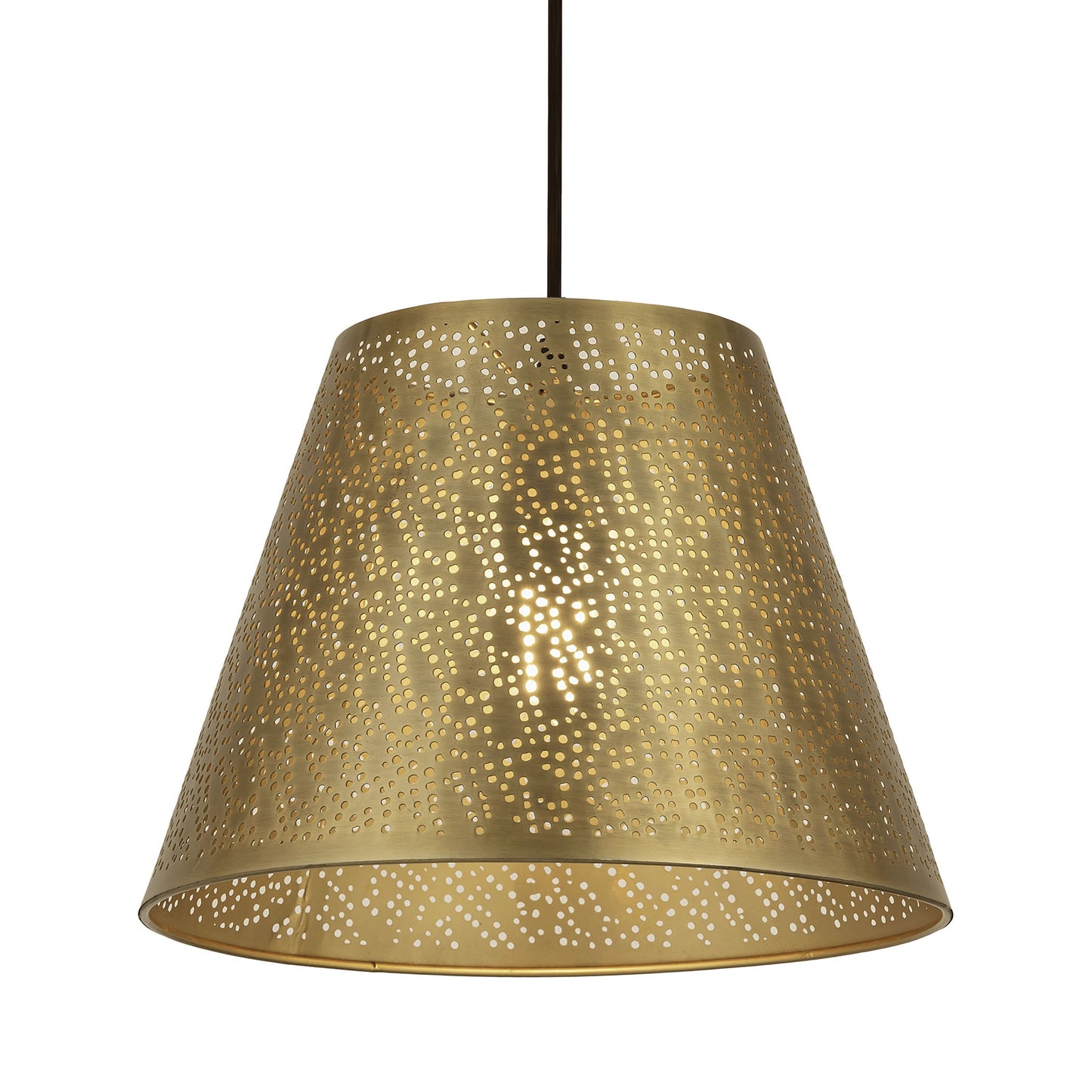 H0808-8592 - Hargen 15'' Wide 1-Light Pendant - Antique Brass