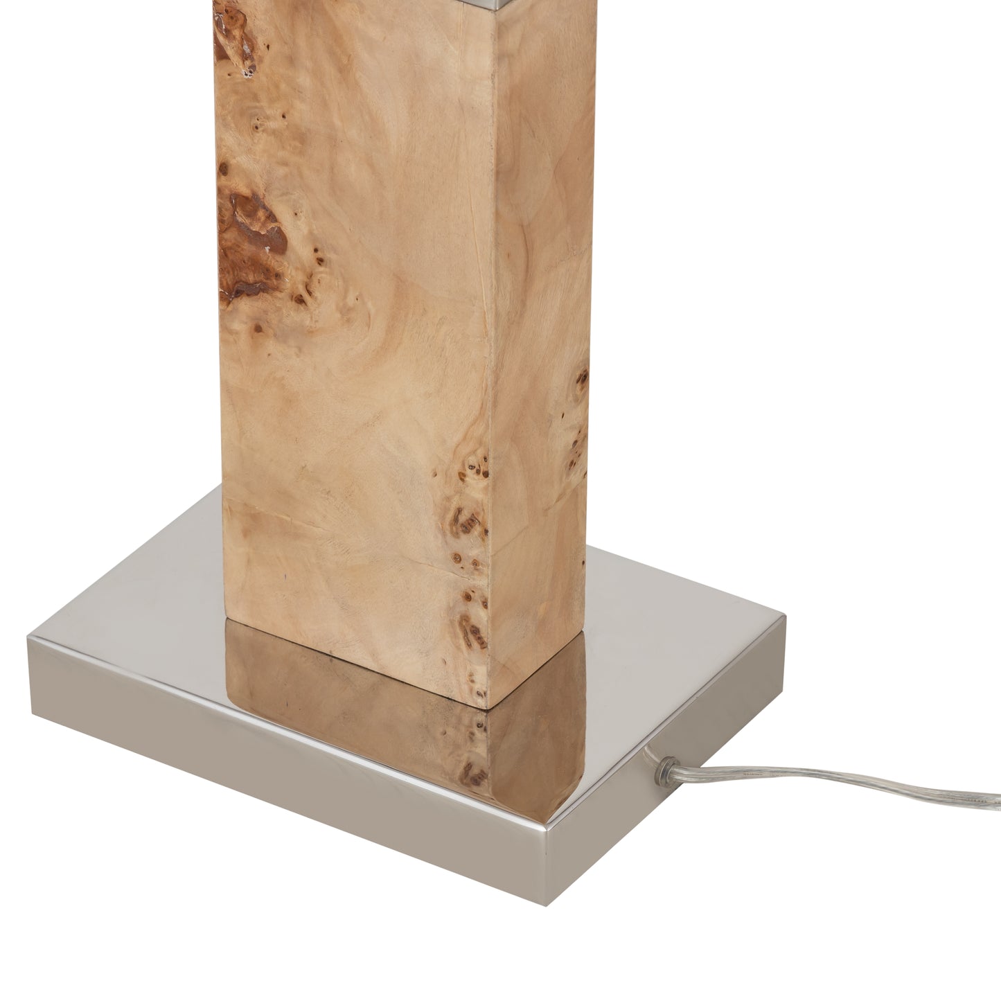 H0809-11132-LED - Cahill 63'' High 1-Light Floor Lamp - Natural Burl - Includes LED Bulb