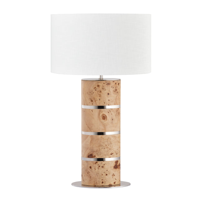 H0809-11133-LED - Cahill 28'' High 1-Light Table Lamp - Natural Burl - Includes LED Bulb