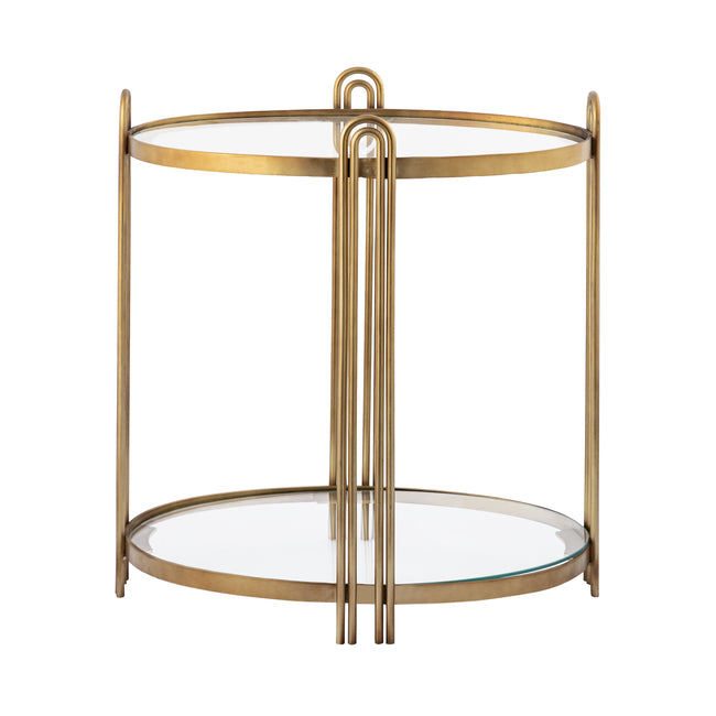 H0895-10845 - Arch Accent Table - Gold