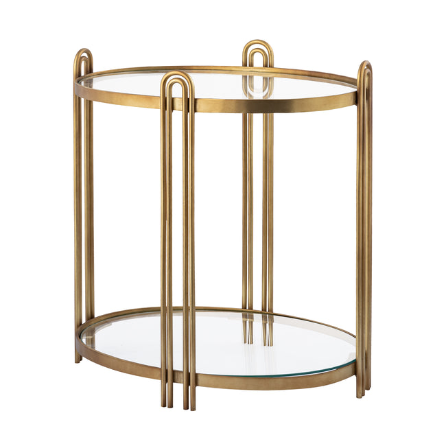 H0895-10845 - Arch Accent Table - Gold