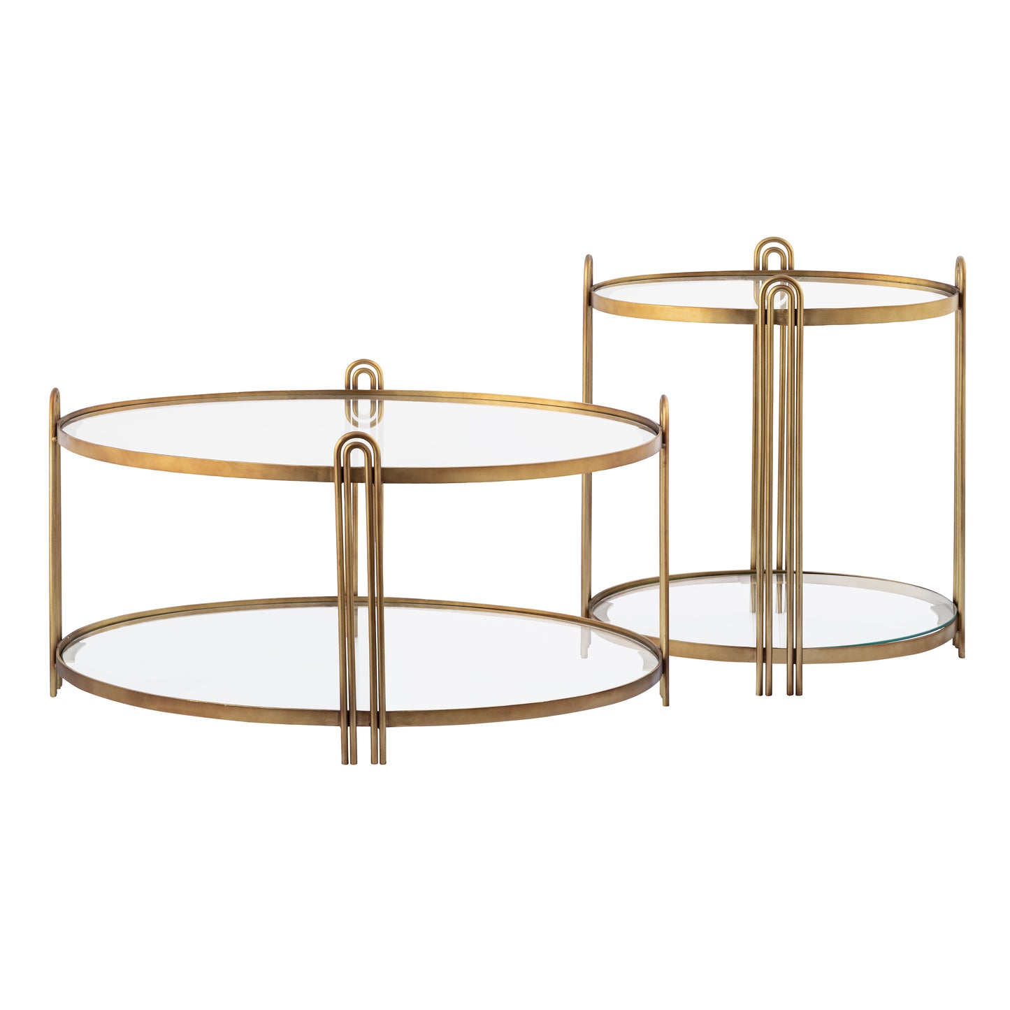 H0895-10845 - Arch Accent Table - Gold