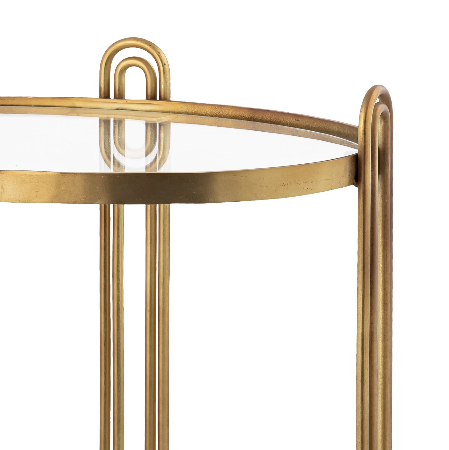 H0895-10845 - Arch Accent Table - Gold