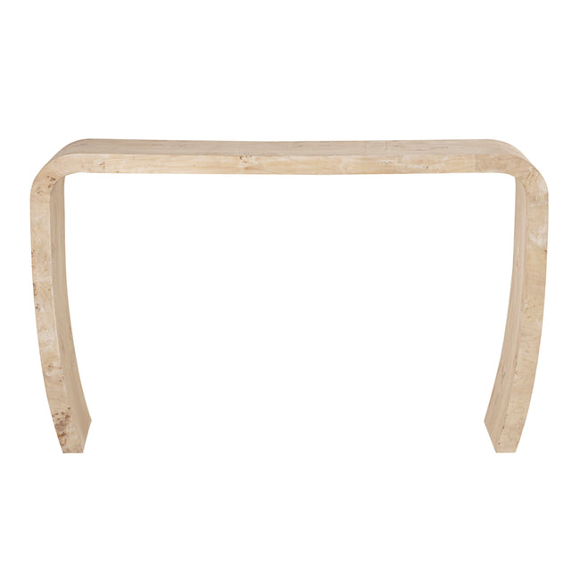 H0895-10849 - Clip Console Table - White Burl