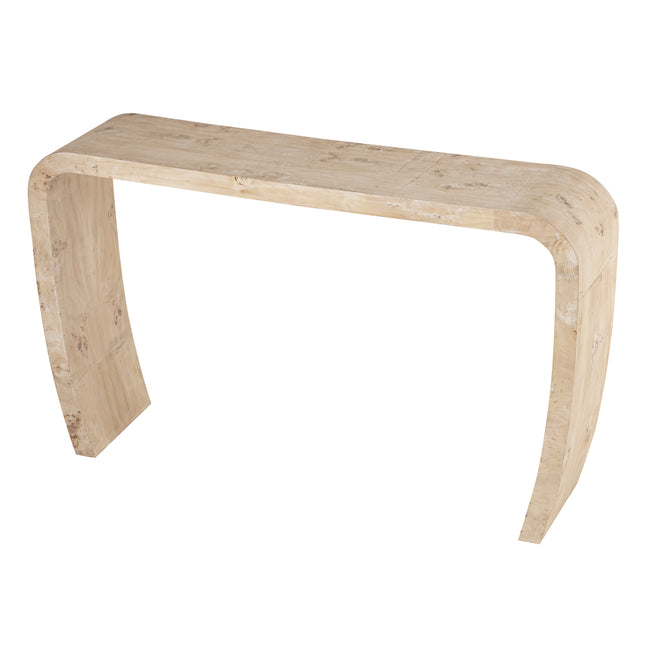 H0895-10849 - Clip Console Table - White Burl