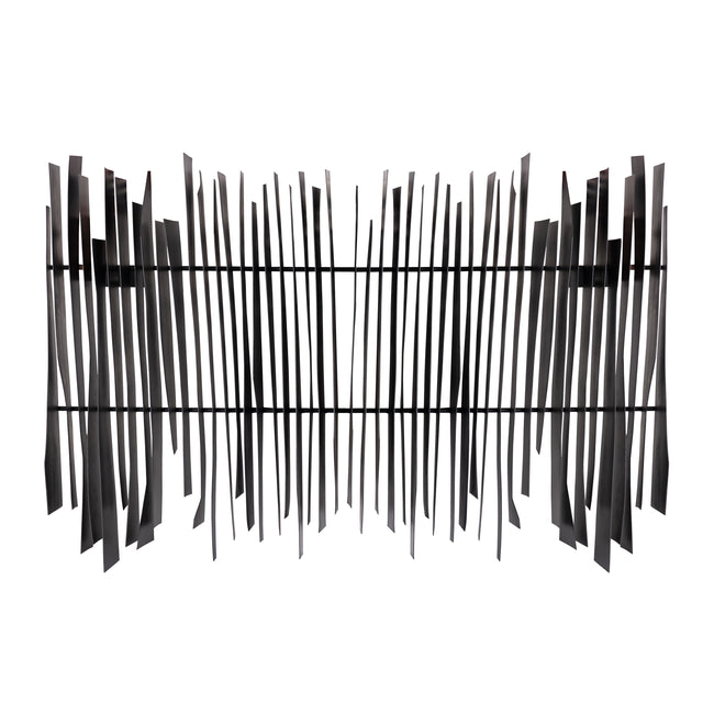 H0896-10538 - Ridge Dimensional Wall Art - Black