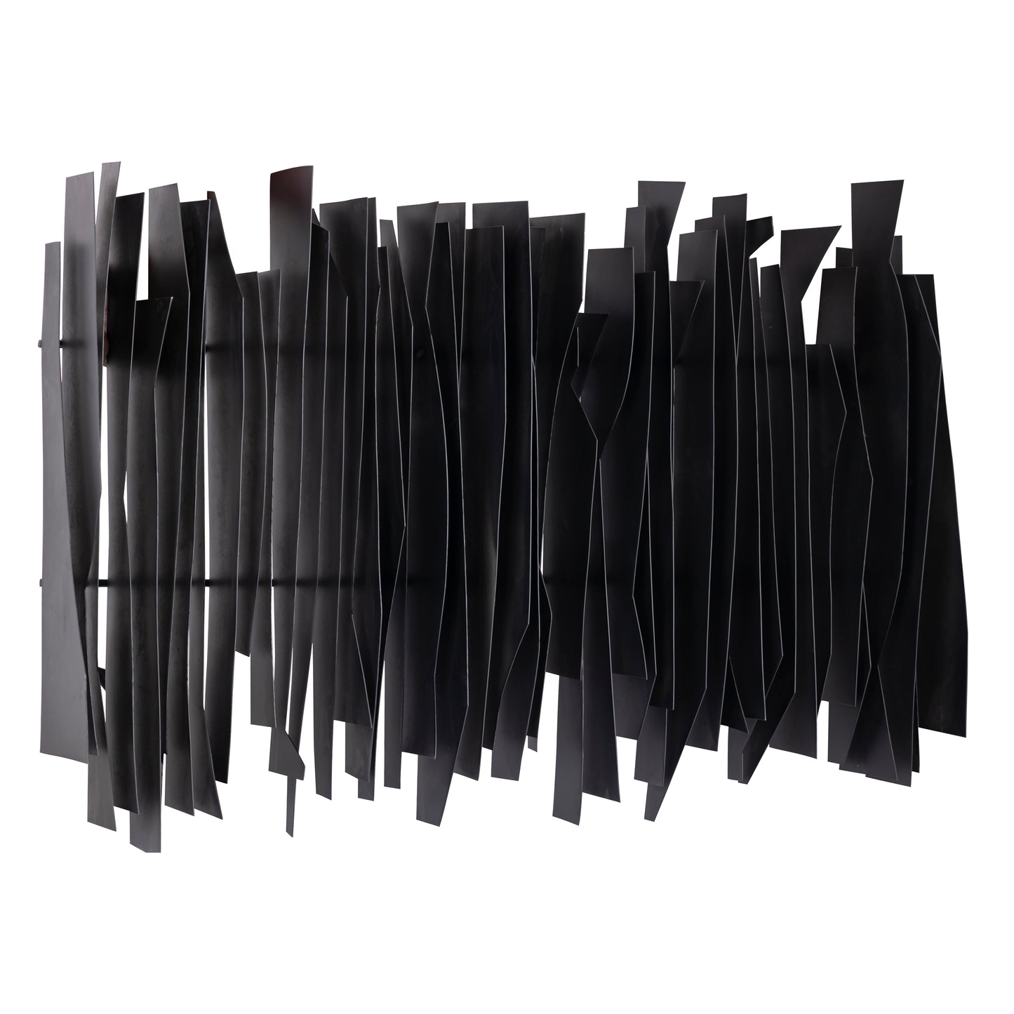 H0896-10538 - Ridge Dimensional Wall Art - Black