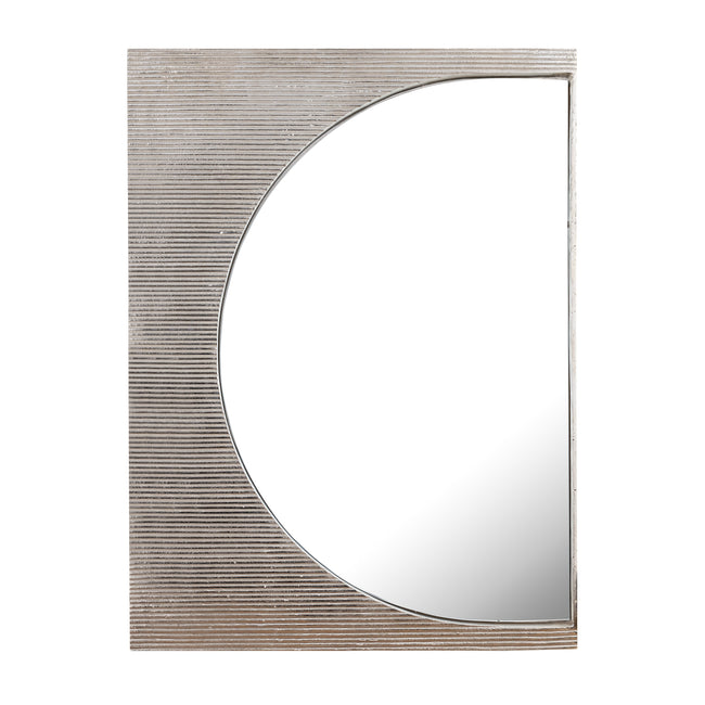 H0896-10956 - Flute Wall Mirror - Polished Nickel