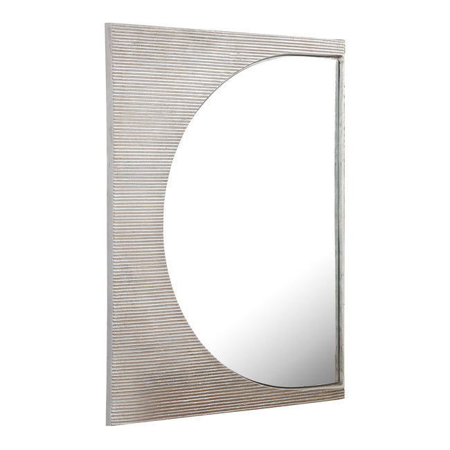 H0896-10956 - Flute Wall Mirror - Polished Nickel