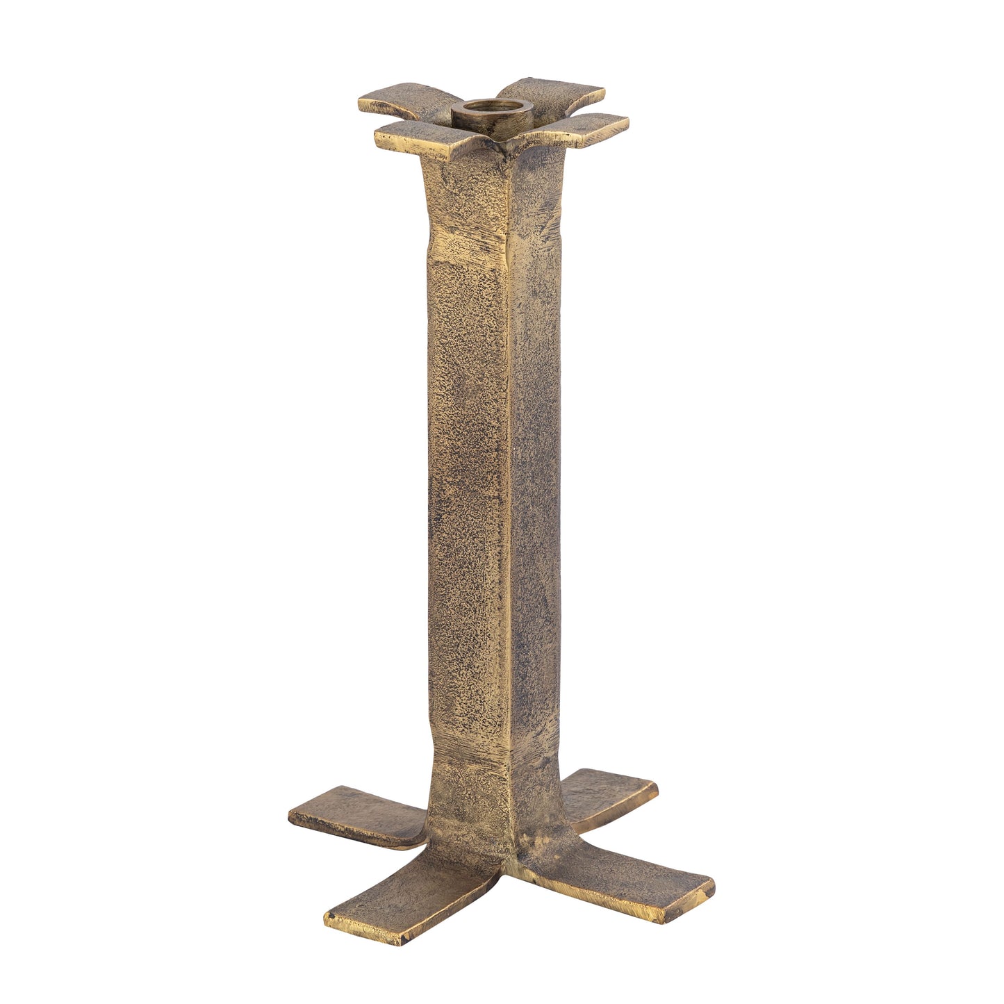 H0897-10926 - Splay Candleholder - Medium Aged Brass