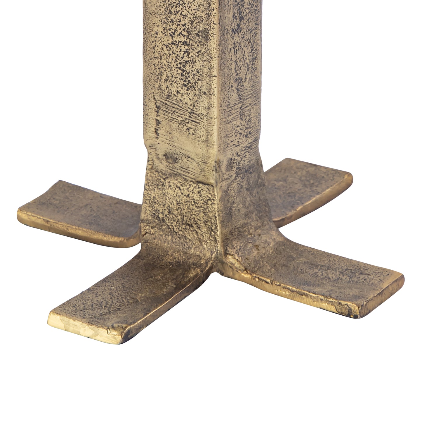 H0897-10926 - Splay Candleholder - Medium Aged Brass