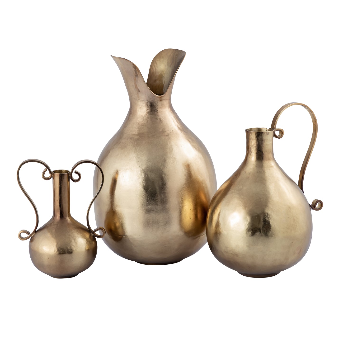 H0897-10948 - Shaffer Vase - Small Brass