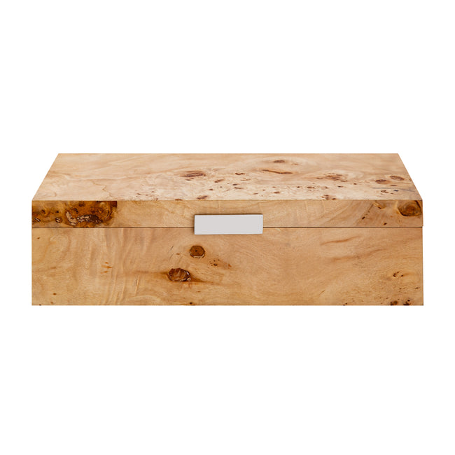 H0897-10962 - Caleb Box - Rectangular Bleached Burl