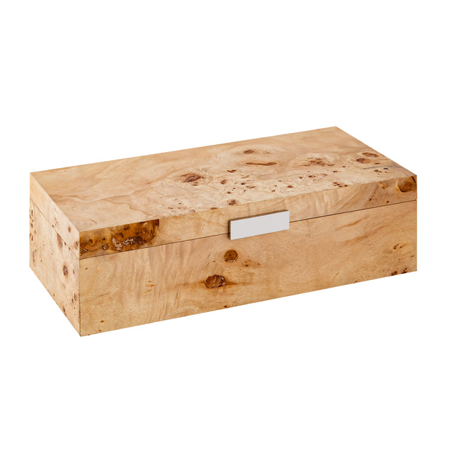 H0897-10962 - Caleb Box - Rectangular Bleached Burl