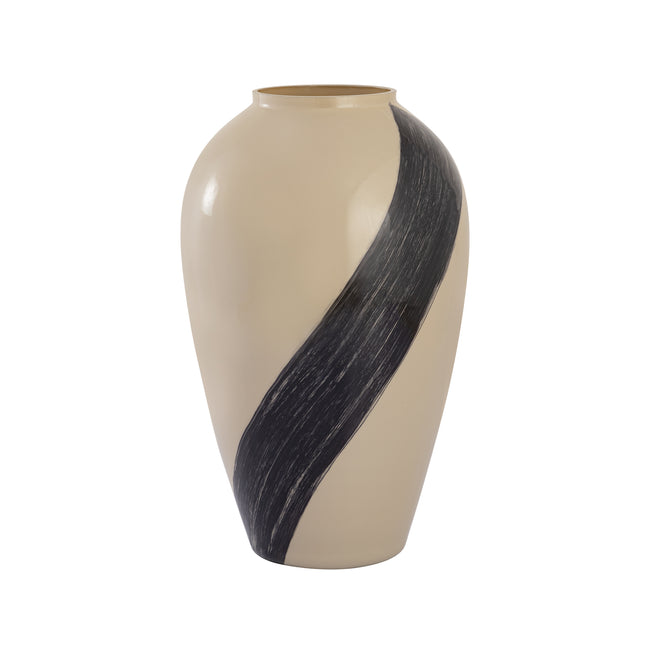 H0897-10974 - Brushstroke Vase - Large Cream