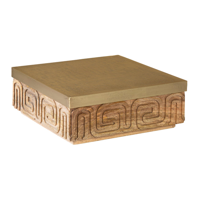 H0897-10988 - Maze Box - Large Natural