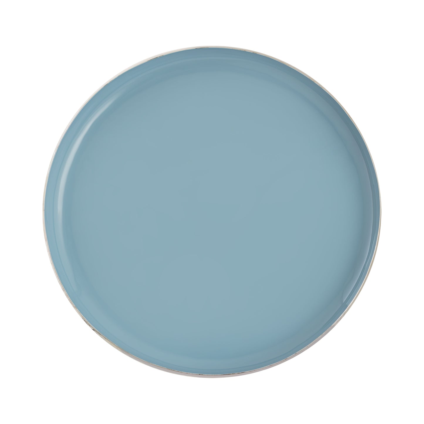 H0897-9780/S2 - Nelson Tray - Set of 2 Light Blue Enamel