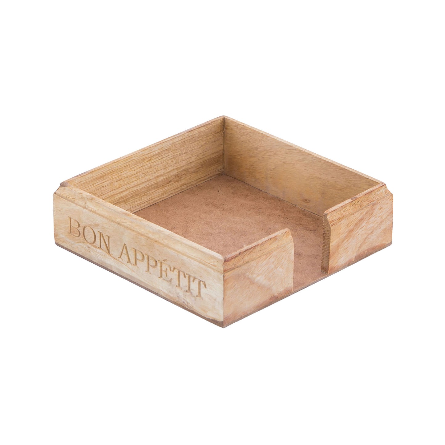 HOLD013 - Bon Appetit - Carved Paper Napkin Holder