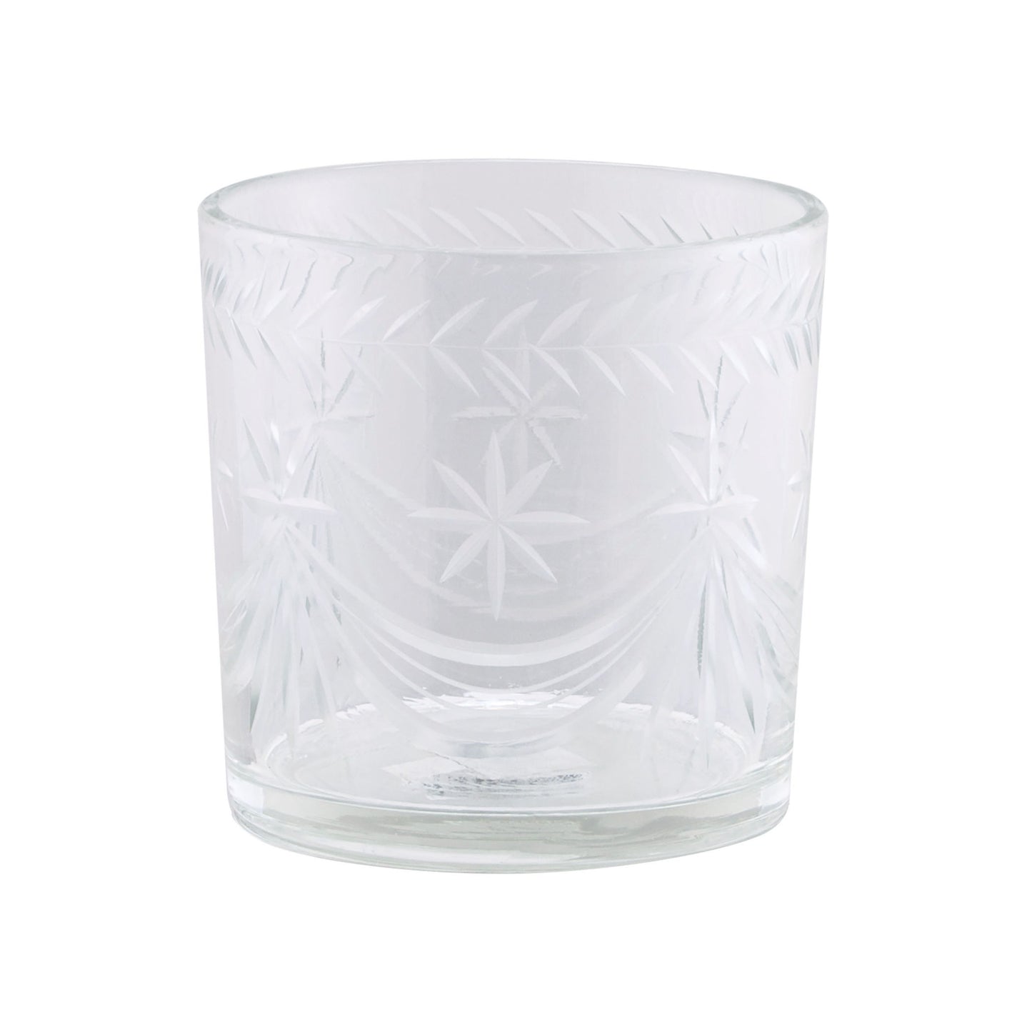 IBUCK02 - Glass Ice Bucket with Star Cut