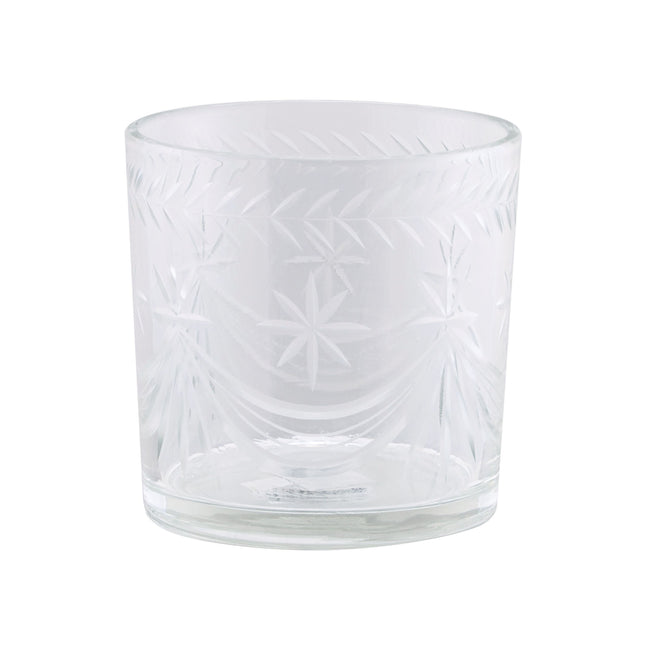 IBUCK02 - Glass Ice Bucket with Star Cut